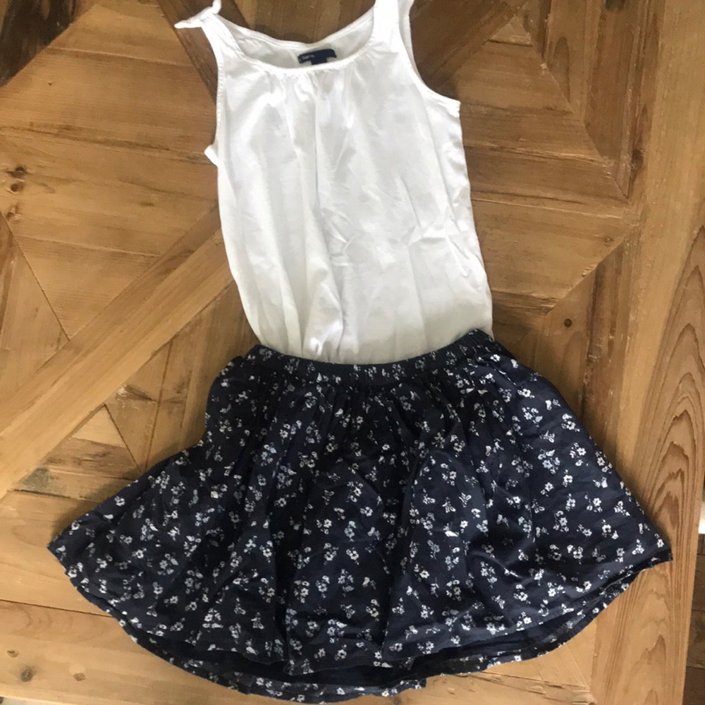 Matching shirt and skirt from GAP kids